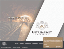 Tablet Screenshot of champagne-guy-charbaut.com